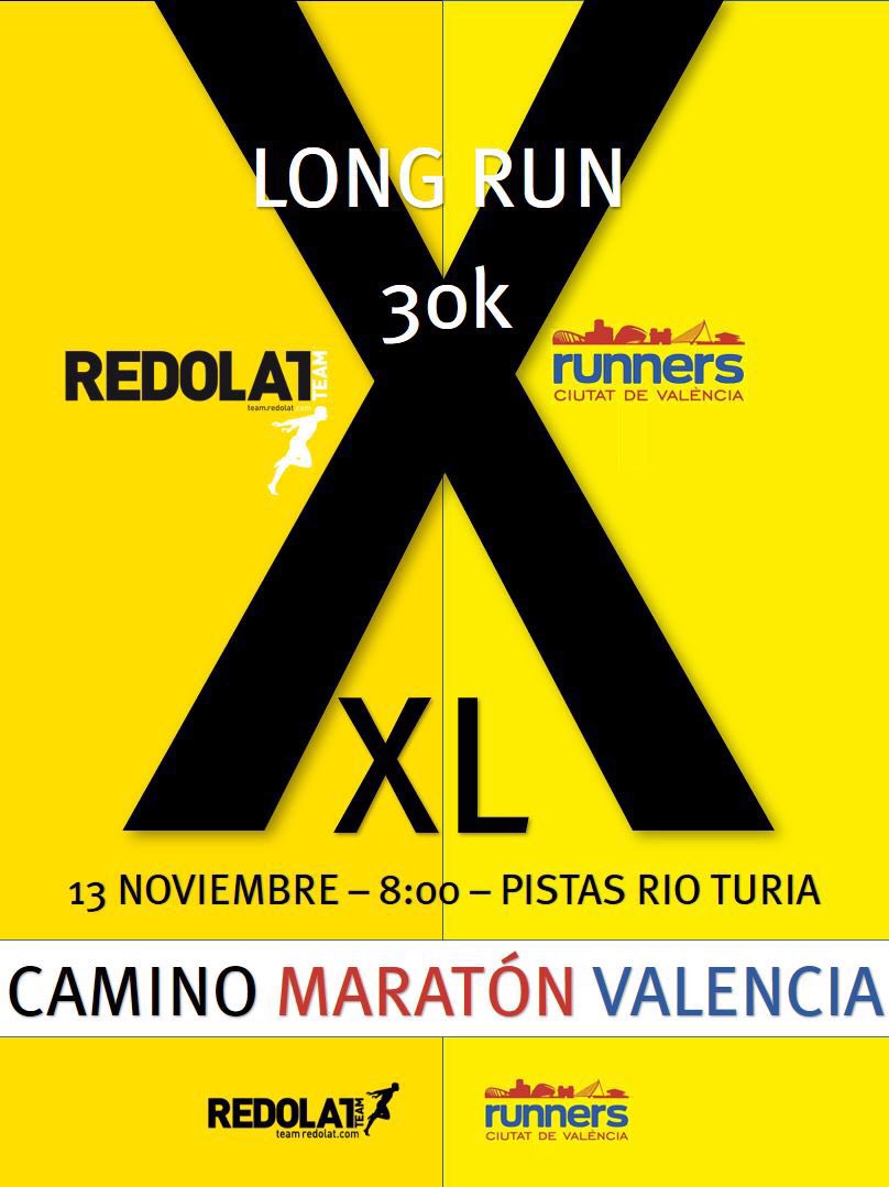 Llega la semana del LON RUN XXL.
-
A 3 semanas del gran día, donde disfrutaremos de los 42195 metros del mejor maraton del mundo, este domingo prepararemos la tirada larga de km junto con nuestros compañeros de Runners Ciutat de Valencia
-
#eligebien #calidadycantidad