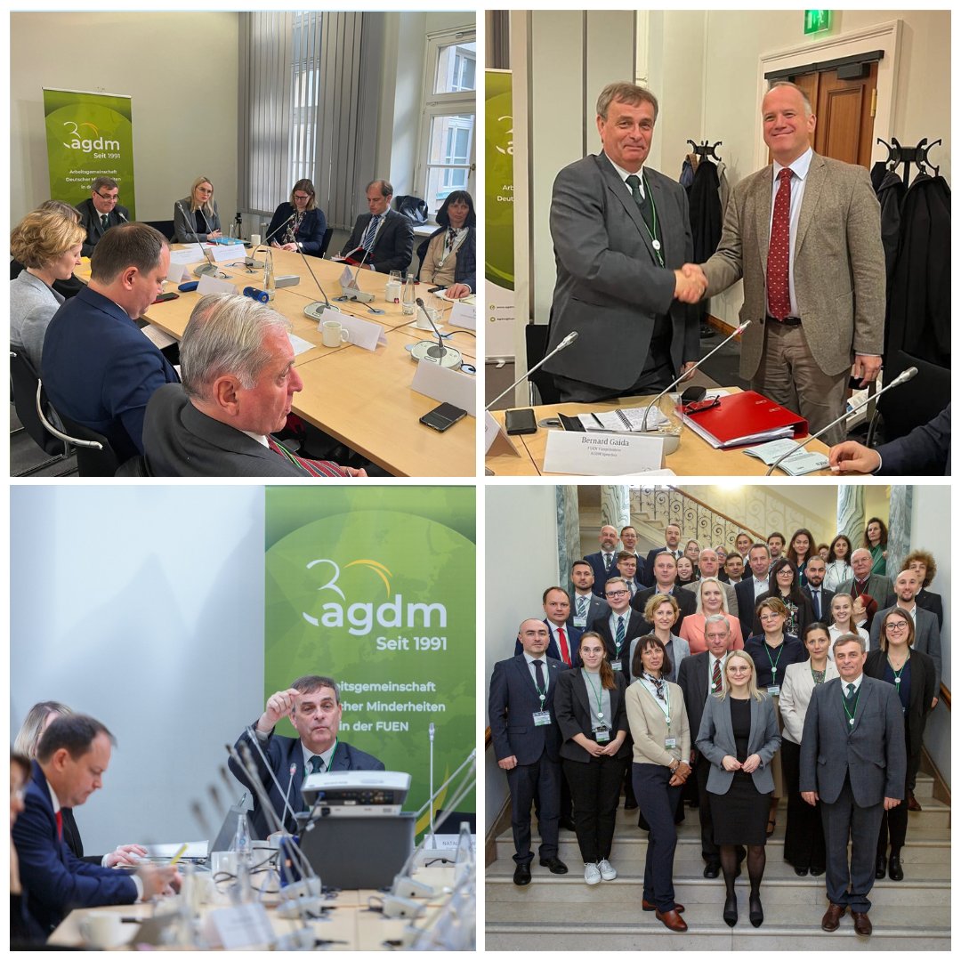 StiftungVerbund's tweet photo. Am ersten Tage der Jahressitzung der @AGDMBerlin wurde @GaidaBernard als Sprecher der #AGDM wiedergewählt.
Wir als #StiftungVerbundenheit beglückwünschen Herrn Gaida hierzu sehr herzlich!

@FUEN_Info
@BJDMZMMN
@Deutsche_in_PL 
@Wochenblattpl 
 
#DeutscheMinderheit #FUEN #VdG https://t.co/Awh4K32ukg