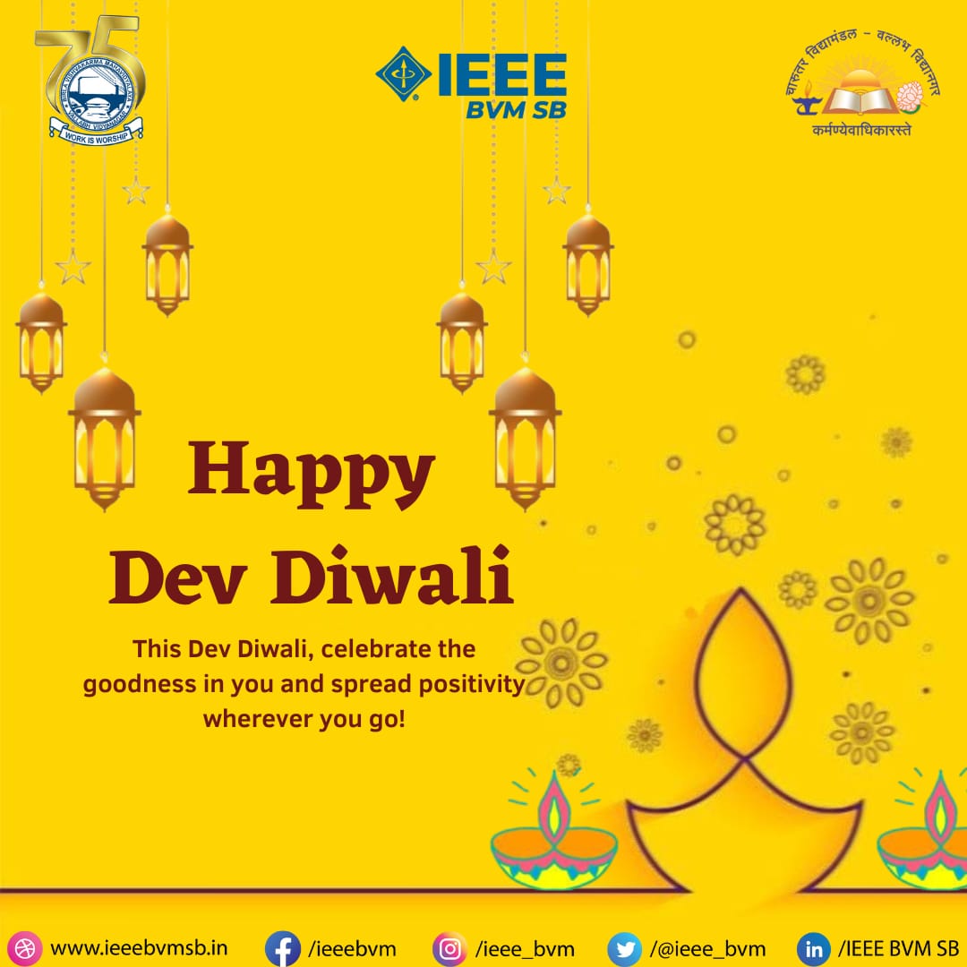 ieeebvm's tweet photo. ⚡ देवों की दिवाली यानी देव दिवाली ⚡ 

Dev Diwali celebrates the victory of Lord Shiva over the demon Tripurasur. 

Dev Deepawali coincides with Kartik Purnima 🌕 https://t.co/aFV2PLVTkn
