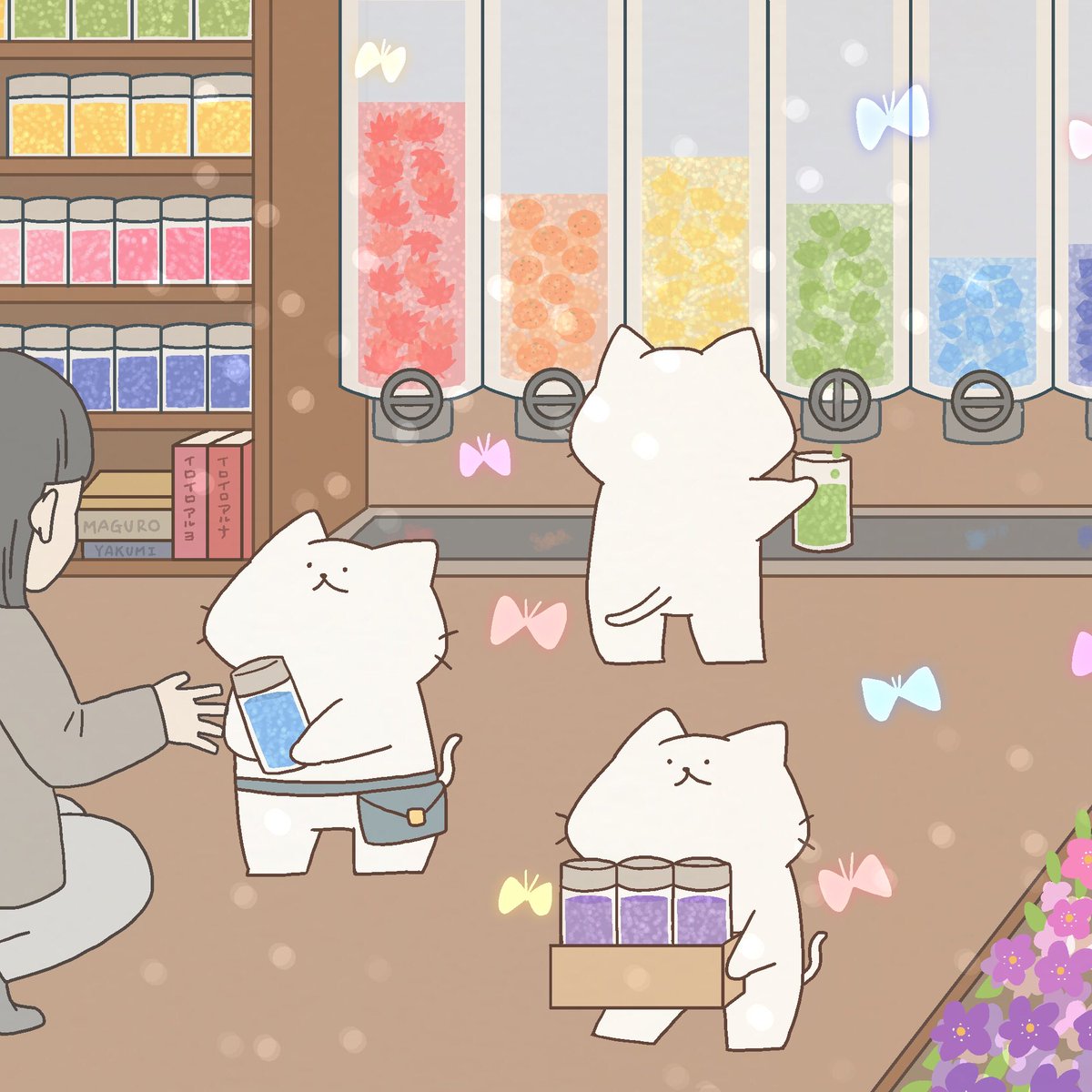 2.5頭身のにゃんこと仲間たちのイラストやマンガ、LINEスタンプを描いてますฅ^•ω•^ฅ
 #ツイッターTL復活祭 