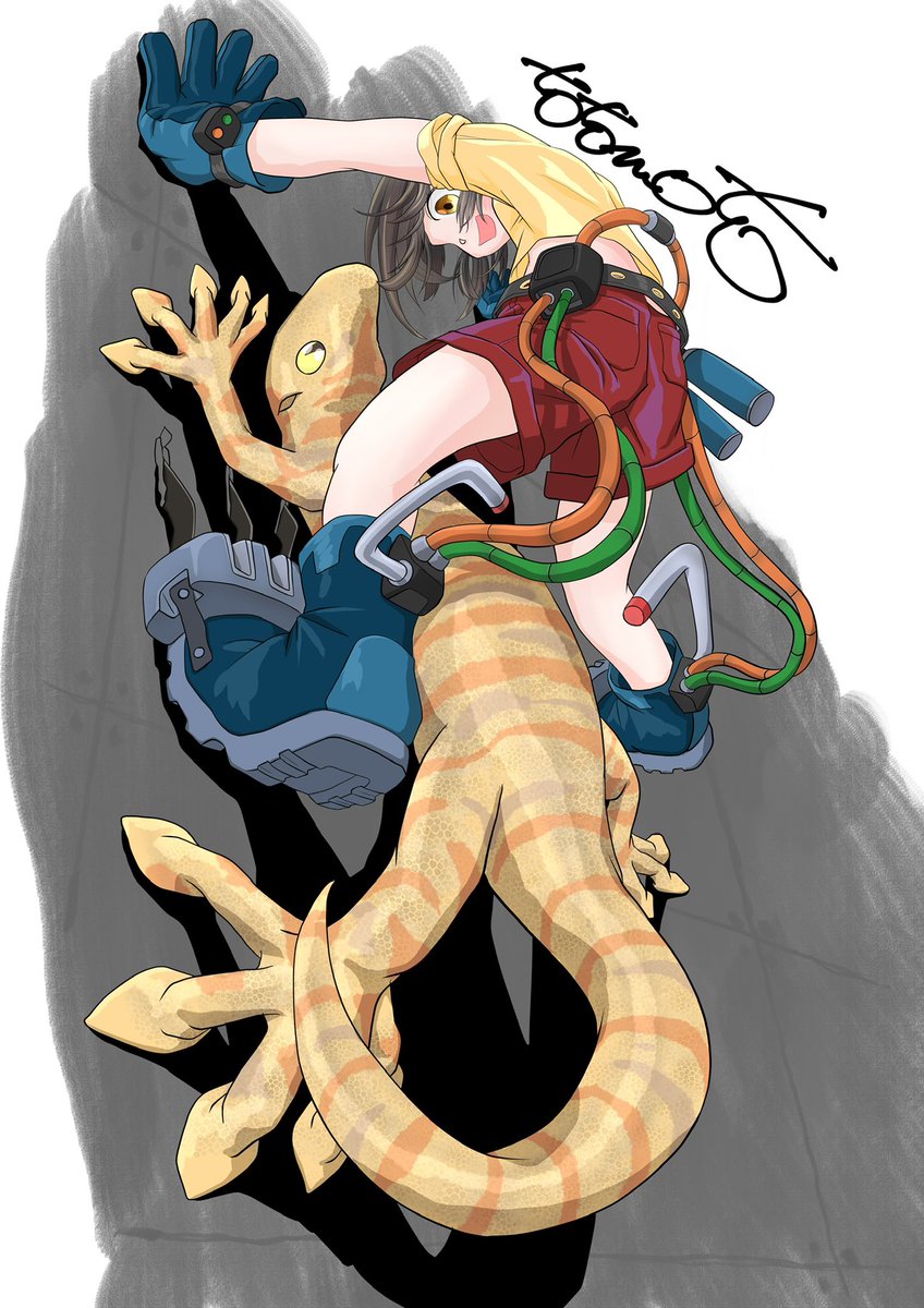 totomoto_illust's tweet photo. @pine_121918 フォロワーさん1000人おめでとうございます！交流会参加失礼します！

totomotoといいます
ヤンチャな女の子とメカと動物描いてます
絵描きさんフォロバしますのでヨロシクですっ！ https://t.co/PC8F8h5Ywl