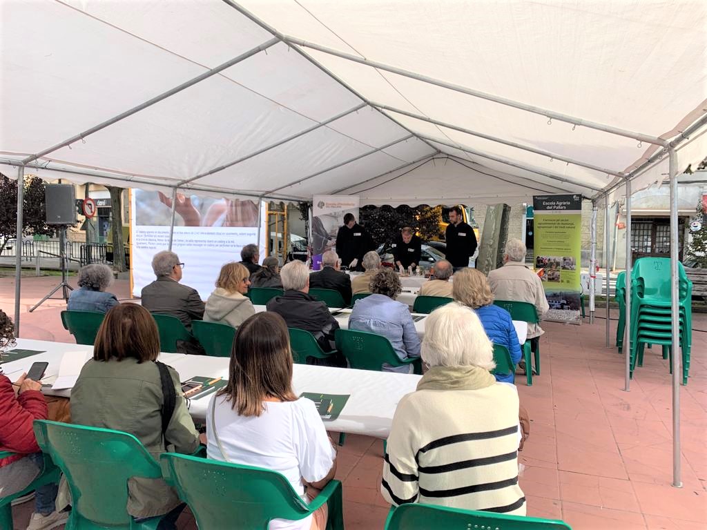 eapallars's tweet image. Fa uns dies va tenir lloc la sessió divulgativa 'Aprofitament del codony. Elaborats alimentaris' en el marc de la Fira del Codony de #Tremp, l'única dedicada a aquest fruit de #tardor.🍂

🧑‍🍳Vam conèixer les possibles elaboracions culinàries amb #codony.

Seguim!💪 #EAPallars