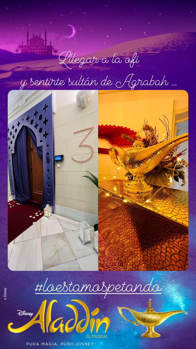 Un mundo ideal… ✨✨✨ <a href="/AladdinStage/">Aladdin El Musical</a>
