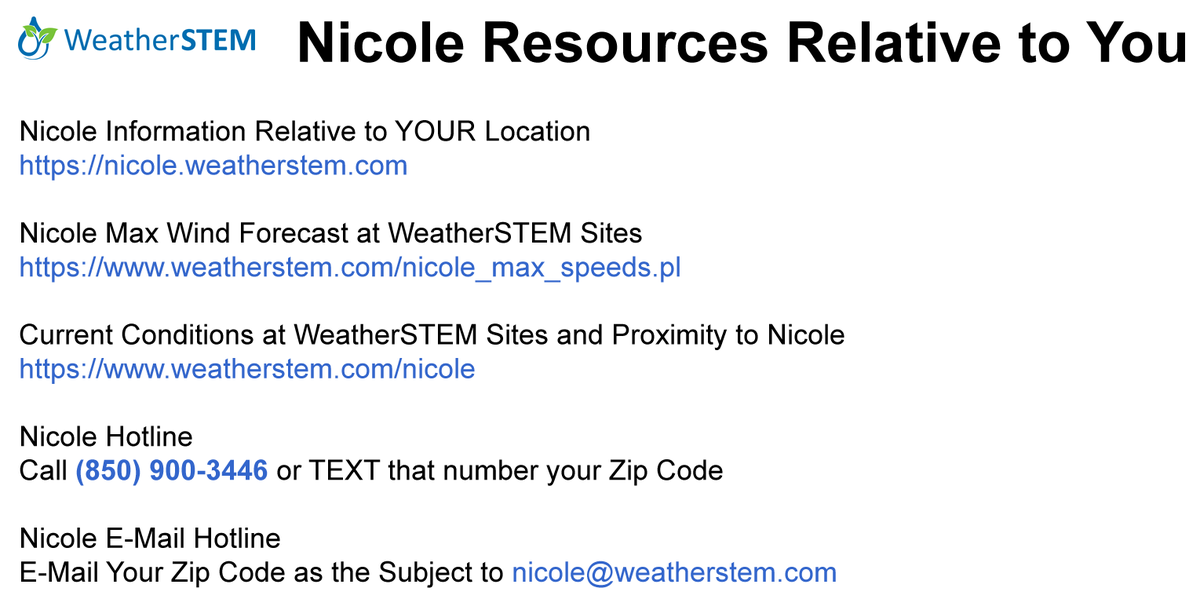 WTMooreWxSTEM's tweet photo. Nicole Info by Phone/Text/E-Mail/Social Media powered by @WeatherSTEM - Learn more at https://t.co/EusLXXKKIb https://t.co/VmExFXqKw4