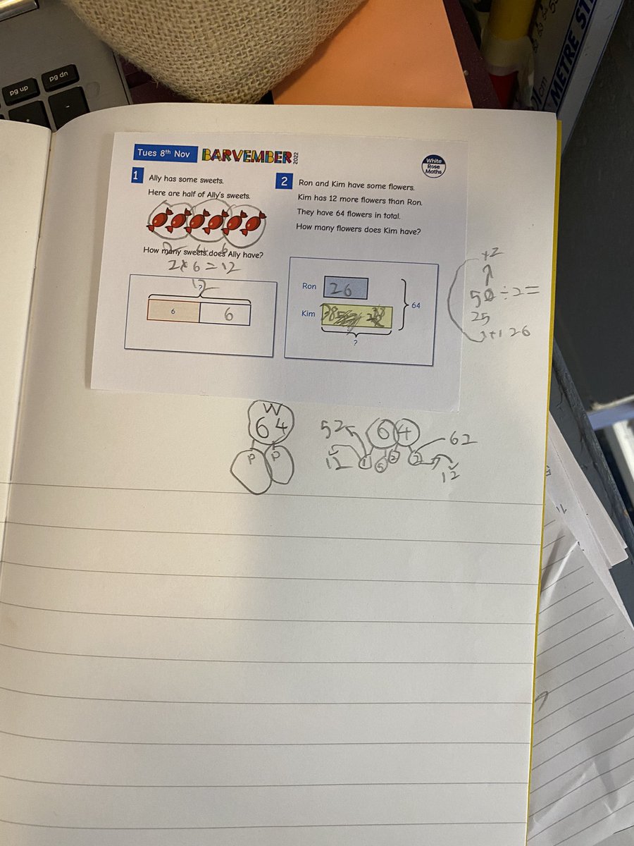 Brilliant bar modeller, Emily, knocks it out of the park again!!! <a href="/WhiteRoseMaths/">White Rose Maths</a> <a href="/Ormsgill_School/">Ormsgill Primary</a>