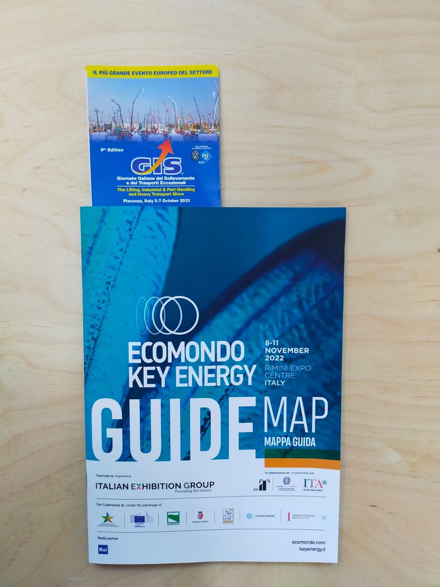 ExpoGis's tweet photo. Oggi siamo alla fiera #Ecomondo di Rimini per promuovere la 9ยช edizione del #GIS2023
๐ Contattaci per avere maggiori informazioni sulla manifestazione!
๐ฉ info@gisexpo.it
#GIS2023 #AerialWorkPlatforms #HeavyTransport #Forklifts #AGV #Port #Logistics #Cranes #batteries https://t.co/SHuFPgCp4z