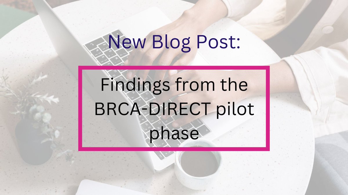 Our latest blog post explores the findings from the BRCA-DIRECT pilot phase, you can access it here: 
brca-direct.org/post/the-brca-… 

#GeneticTesting #BreastCancer #ClinicalTrial #CancerGenetics #BRCA1 #BRCA2 #PALB2