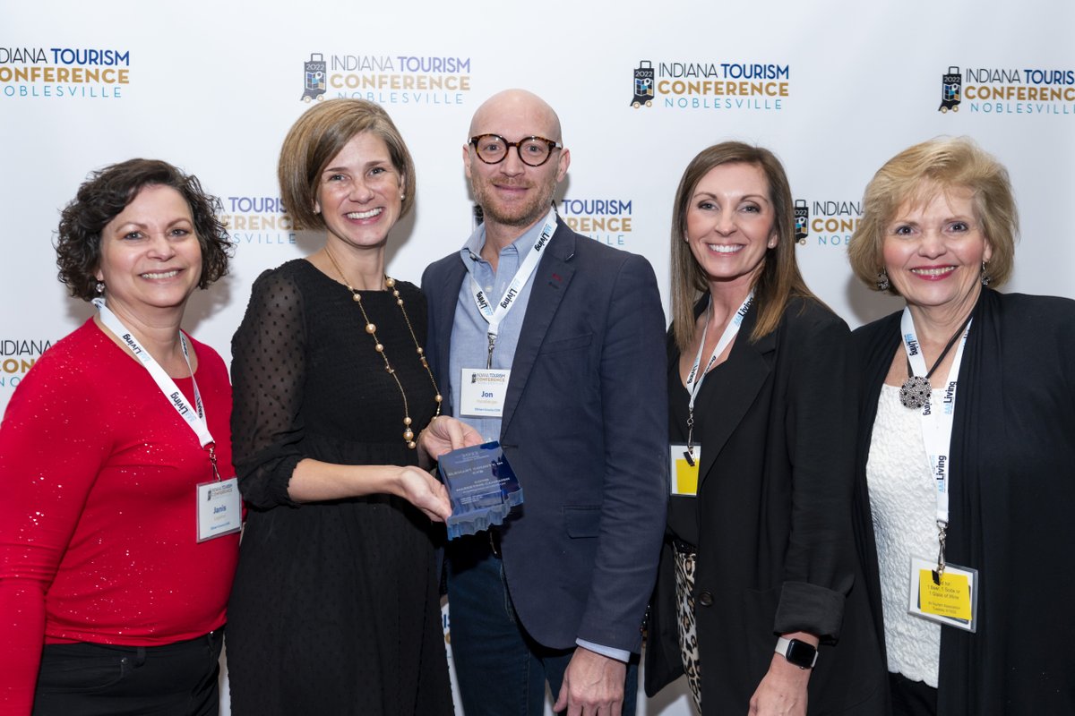 The Indiana Tourism Awards  entry requirements and instructions are now available! Check it out …   indianatourismconference.com/awards/ita-awa…

Photo: 2022 Winners