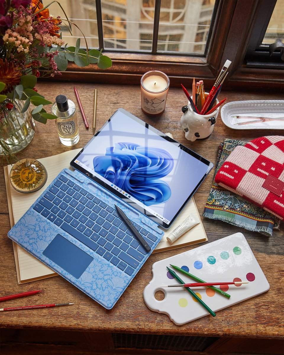 The Microsoft Surface Pro 9 Liberty Special Edition has landed, and it's already made its way onto the creative desks of Liberty's HQ. Discover the magic of the collaboration, as well as plenty of desk-dressing inspiration here: ​cur.lt/x9ljvzrs1 @surface