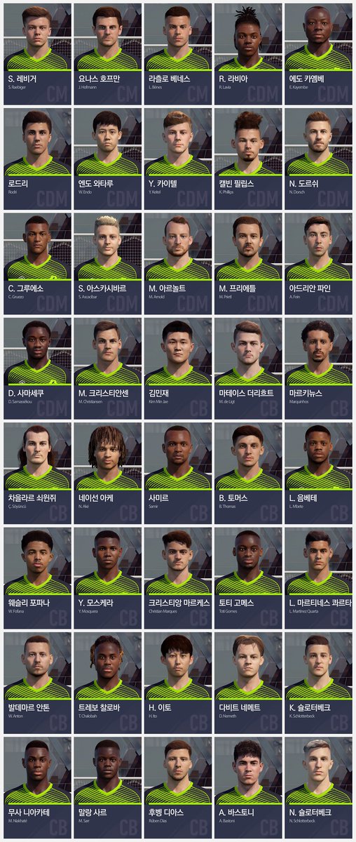 fifa_newbie's tweet photo. These are the faces that will be added and updated in fo4 soon.
Not all lists, but parts. https://t.co/jZmJJ90jrU