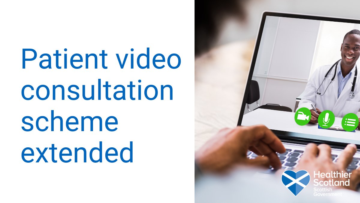 The Near Me video consultation scheme is being extended so patients can use it in community settings such as libraries and GP surgeries as well as their own home. The platform is already being used for around 40,000 consultations a month.

READ MORE: bit.ly/3fH2dBy