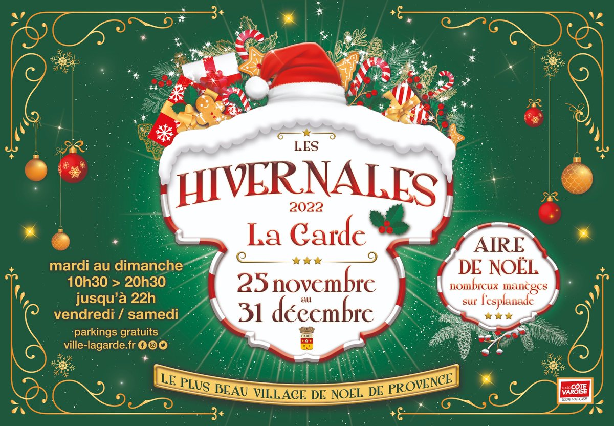 #Hivernales2022 🤩
Retrouvez le programme complet sur ville-lagarde.fr