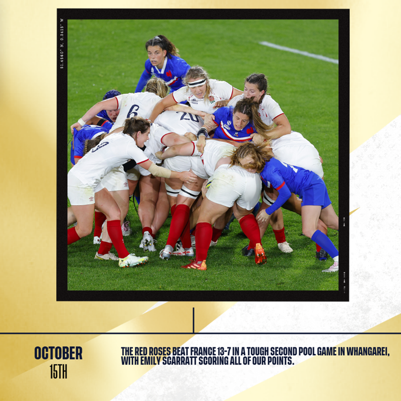 EnglandRugby's tweet photo. 𝐋𝐨𝐨𝐤𝐢𝐧𝐠 𝐛𝐚𝐜𝐤 𝐚𝐭 𝐨𝐮𝐫 𝐫𝐨𝐮𝐭𝐞 𝐭𝐨 𝐭𝐡𝐞 𝐟𝐢𝐧𝐚𝐥 🔖

#TeamDream | #RedRoses
