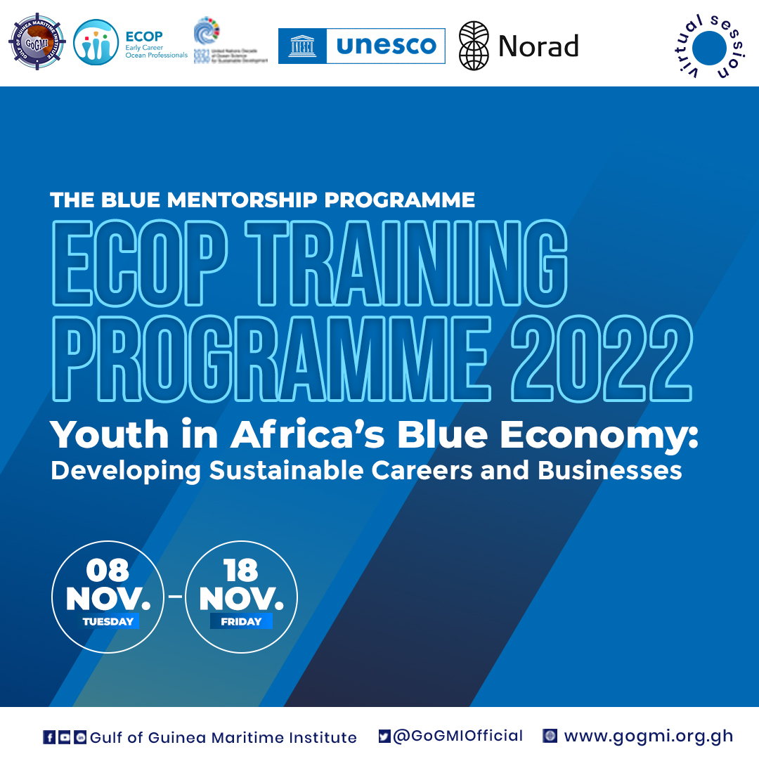 ‼️ECOP TRAINING PROGRAMME - THE BLUE MENTORSHIP PROGRAMME EDITION‼️ Our selected mentees commence their Blue Mentorship Programme journey today with our special Capacity Development Programme for Early Ocean Professionals in Africa.