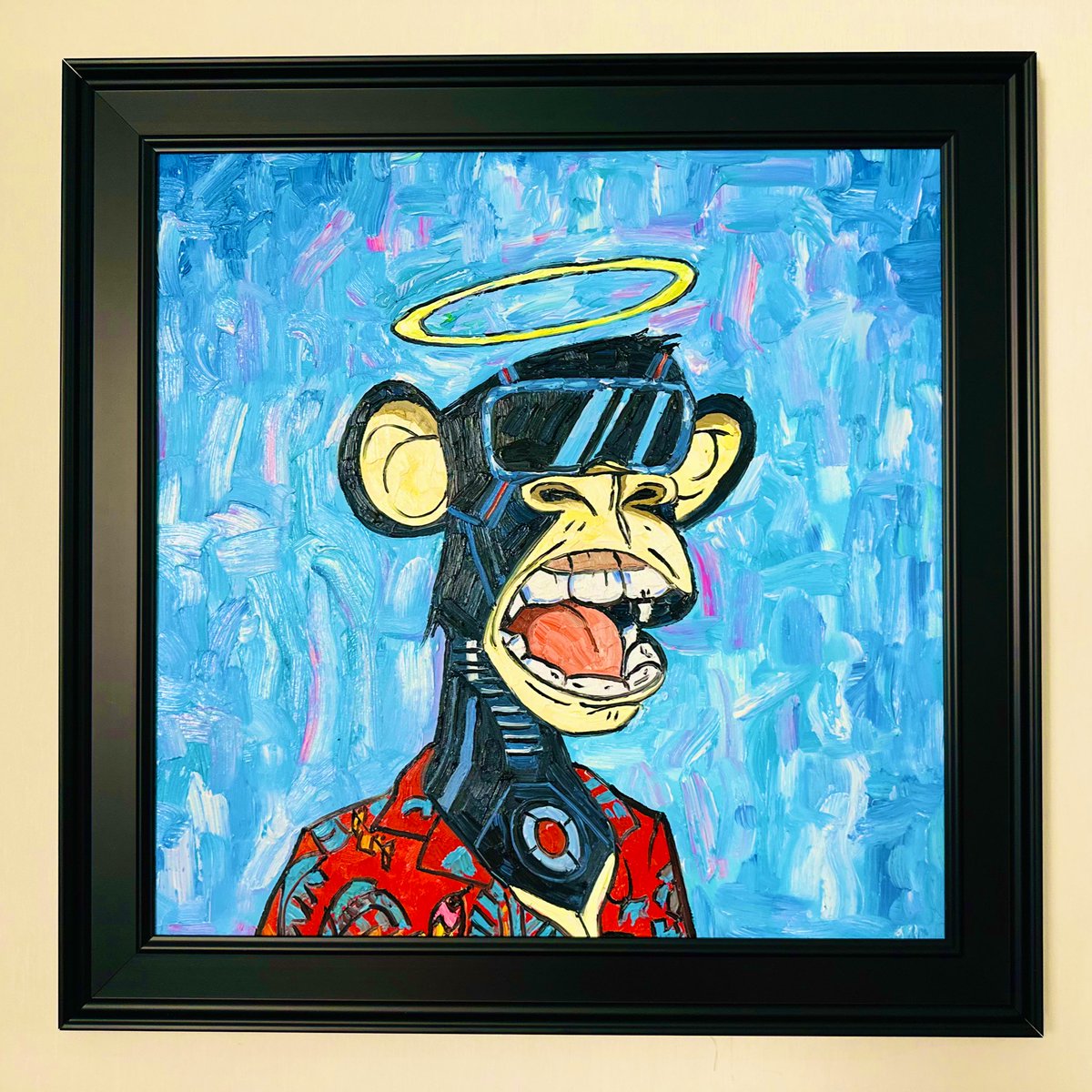 Love this painting <a href="/BoredApeYC/">Bored Ape Yacht Club 🍌</a> 
Welcome to my artistic office!

Thanks <a href="/bayc1871/">BAYC1871</a>