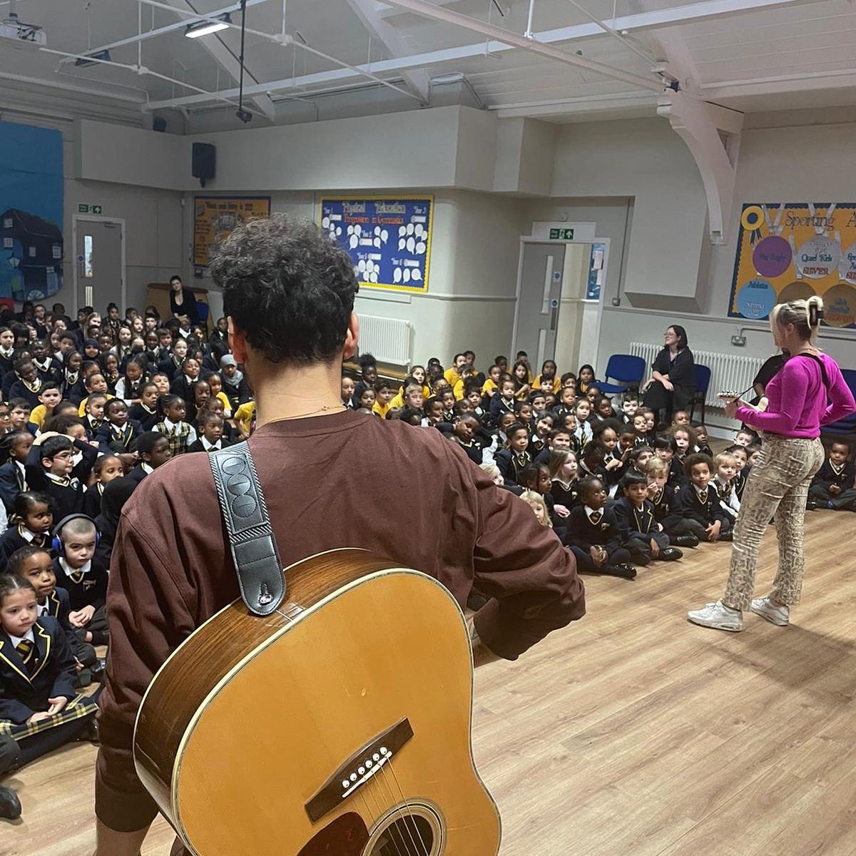 ColerainePark's tweet photo. What an inspirational morning at #HPACP with #FrontRowMusic leading us in song! A great way to start any day! 🎶🎵 https://t.co/9iazuyTXtq