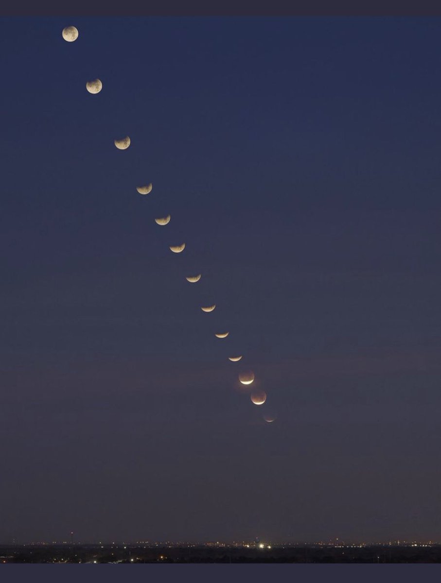 Interesting time lapse picture from NASA  of the Lunar Eclipse