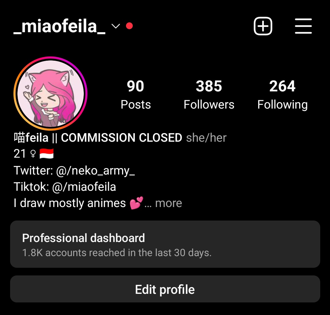 neko_army_'s tweet image. Hi guyss! Just in case, here are some of my other social media accs~ feel free to comment down ur acc as well so we can be moots 💕 #artistsontwitter #HoYoLAB #Instagram #tiktok #artmoots
. 
Instagram: instagram.com/_miaofeila_/
Tiktok: tiktok.com/@miaofeila
Hoyolab: 喵feila