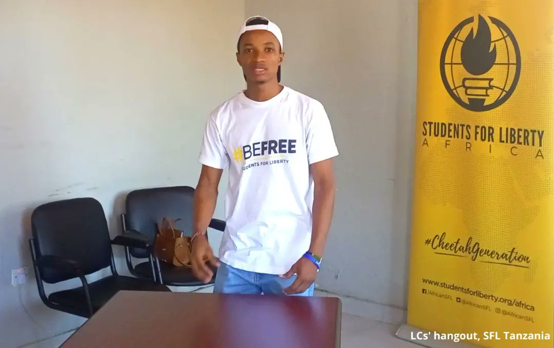 Last week, I got a chance to attend Tanzania student's for Liberty hang out meeting organized by Our National coordinator Gerald Daud 

The meeting aimed to increase confidence to all LCs to believe that ASFL is right path for opportunities

<a href="/sfliberty/">Students For Liberty</a> <a href="/AfricanSFL/">African Students For Liberty</a>