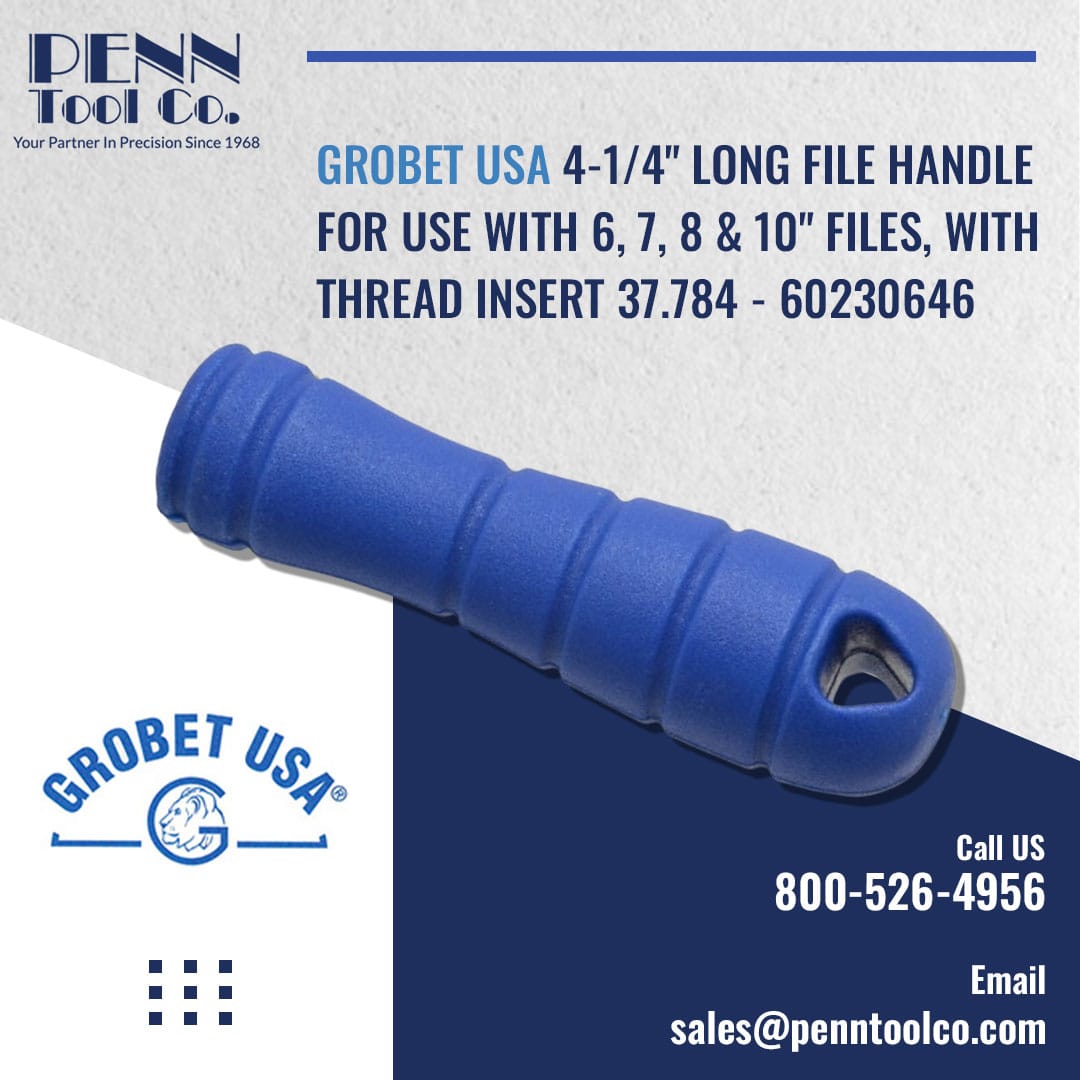 penntoolco's tweet photo. GROBET USA 4-1/4” long file handle has an unbreakable plastic with textured surface for non-slip grip and specially shaped to fit the hand for working comfort even over long periods of time.
Order Now- https://t.co/0z9oUB6Vz9
#GrobetUSA #FileHandle #Handle #Tools #penntoolco https://t.co/5xacBfg6HH