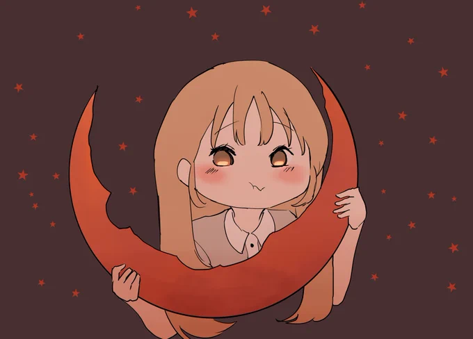 『赤い西瓜』#皆既月食 #描いたよクレアさん 