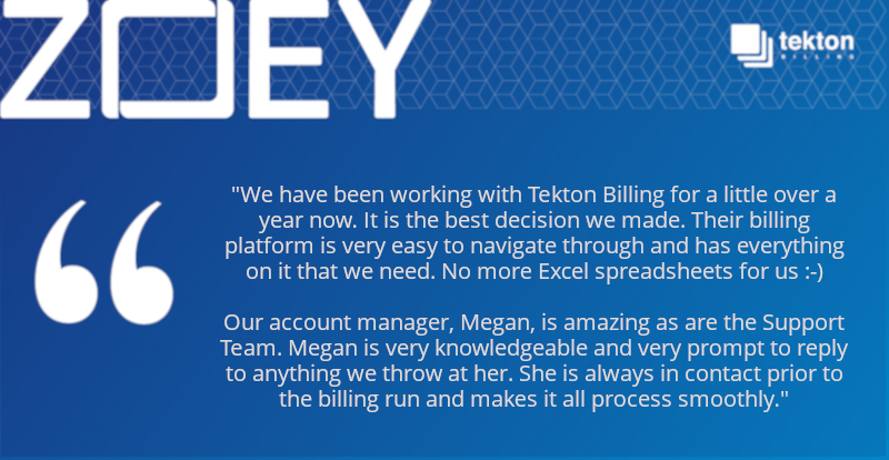 tekton_billing's tweet photo. Receiving reviews like the one below really makes our day 👇. Well done Megan and the whole support team! Contact us today and discover how moving to Tekton Billing could be the best decision you make too! https://t.co/XryyE9zntr
#telecoms #billing #testimonial #happycustomers https://t.co/KNCA6f6DJ3