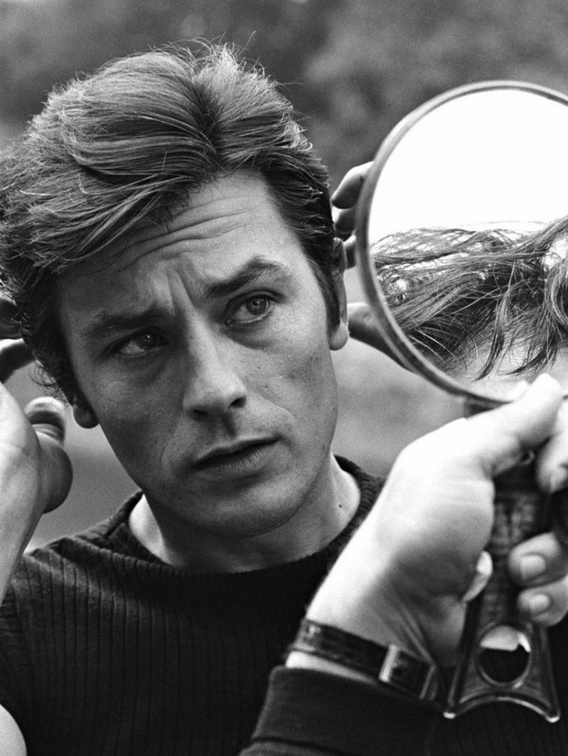 Happy birthday to the best looking man of the century this side of the ocean. Mr. Alain Delon. 