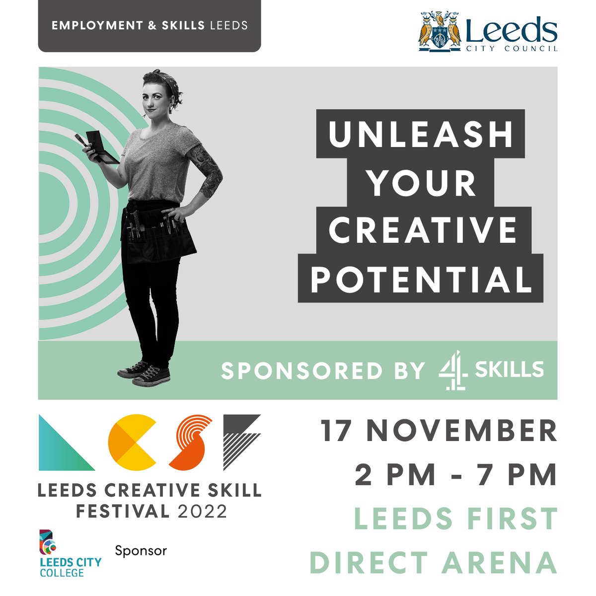 XR Stories (@xr_stories) on Twitter photo Come along to the Leeds Creative Skills Festival showcase event at <a href="/fdarena/">first direct bank arena</a> on 17 Nov to find out about the diverse range of creative and cultural careers available. Book your free place here: bit.ly/3DoC4iB
#LCSF22 #CreativeCareers Come along to the Leeds Creative Skills Festival showcase event at <a href="/fdarena/">first direct bank arena</a> on 17 Nov to find out about the diverse range of creative and cultural careers available. Book your free place here: bit.ly/3DoC4iB
#LCSF22 #CreativeCareers