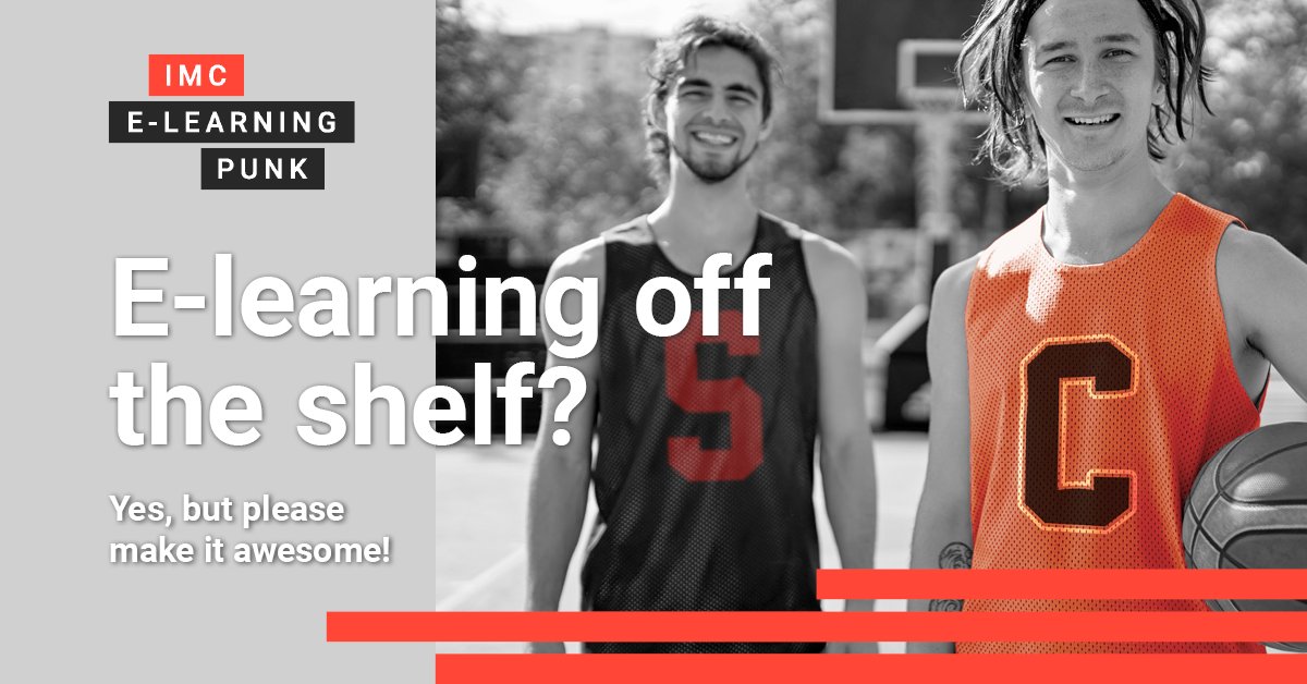🤔 Do you need a custom e-learning content or an off-the-shelf training? Without knowing what it's for, it's hard to decide. In the latest #ELearningPunk article we help you ask the right questions so you can find the right content 👉 imclearning.net/3JVdB7q #WeEmpower