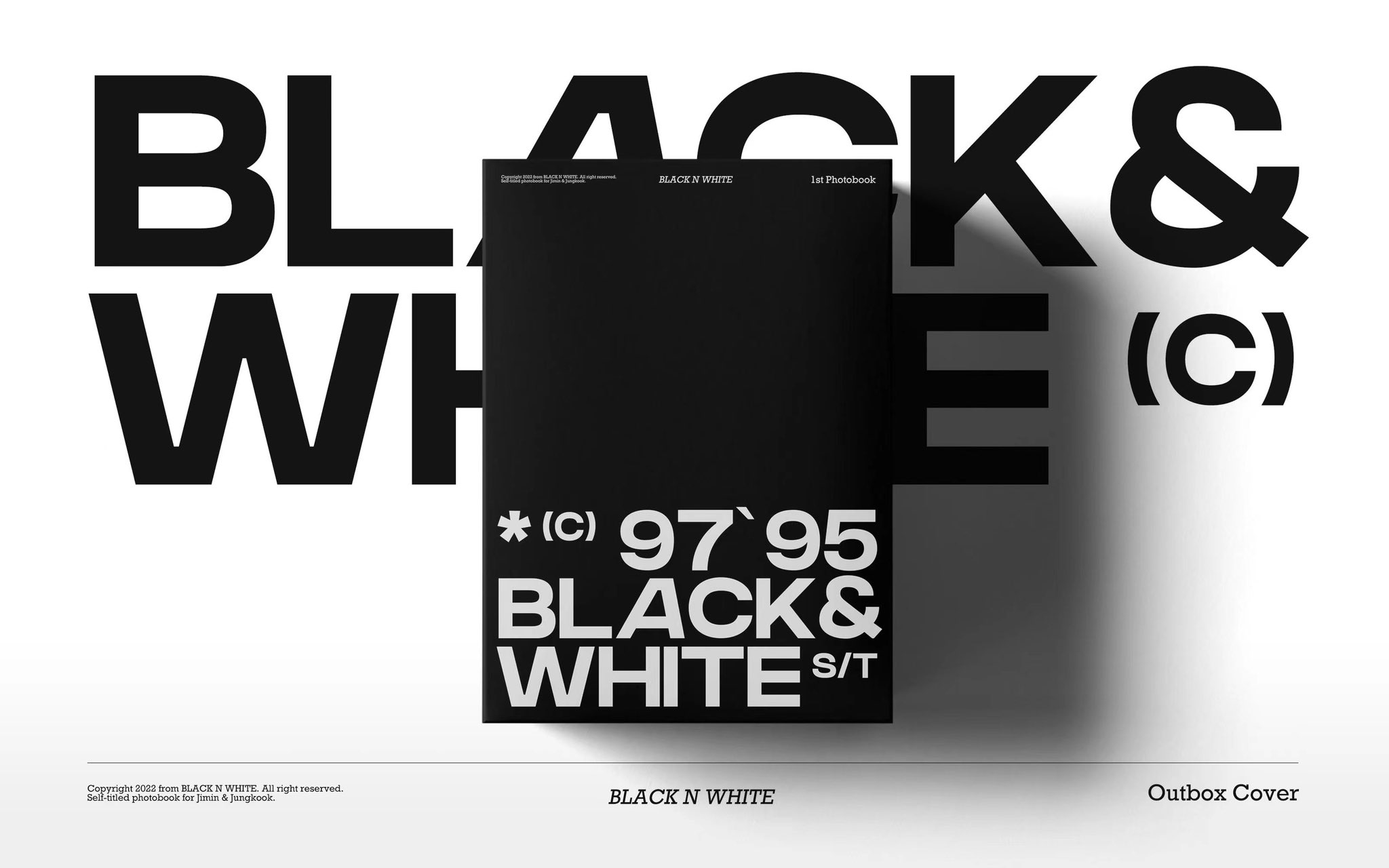 BTS BLACK＆WHITE様　写真集　おまけ付き　ジミン　ジョングク BTS BLACK＆WHITE様 写真集 おまけ付き ジミン ジョングク BLACK