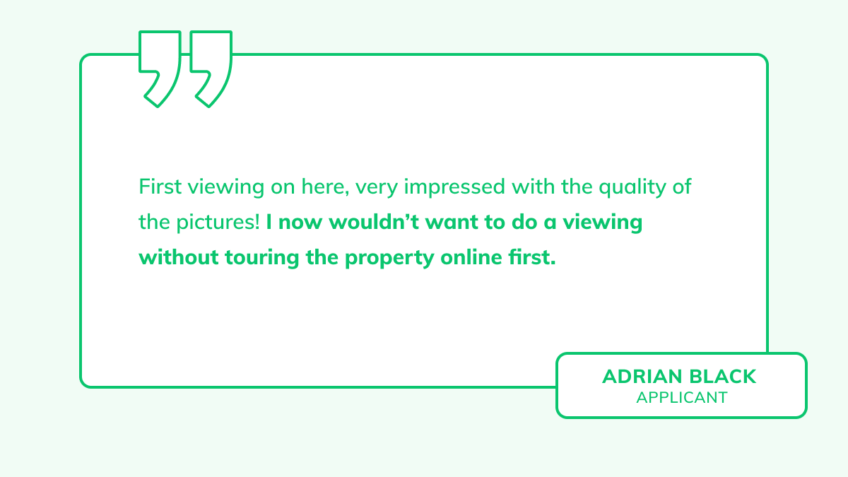 SmartViewing's tweet image. What our applicants say about us...
Find out more here: smartviewing.com
#smartviewing #virtualtour #proptech #estateagents #realestate #360photography #virtualtours #virtualviewing #realestatesoftware