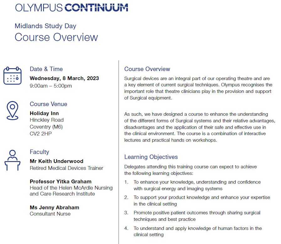 Olympus Medical UKIE tweet media