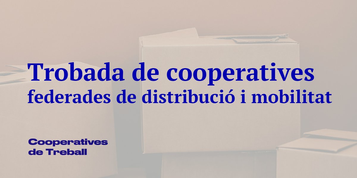 📢 Si formes part de l’ecosistema del transport, vine a la primera trobada de sector 🙌
👉 Per cooperatives federades

🗓️ 22 de novembre de 10 a 12h
💻 Virtual 

👉 bit.ly/TROBADA-COOP-T…

#cooperatives #transport