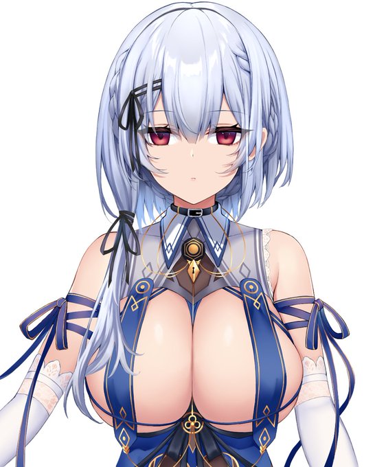 うちの子の3サイズはあえて未だ設定していないんですが、おそらくK～とかそんなイメージです!
低身長爆乳長乳!
#いいおっぱいの日 