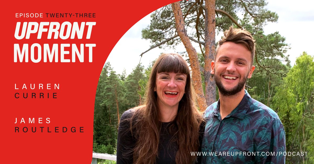 Lauren Currie OBE (@_laurencurrie_) on Twitter photo This week's UPFRONT Moment is a special one. A conversation with one of my best friends <a href="/jd_routledge/">James @ The Knot</a>
founder of <a href="/sanctus/">Sanctus Coaching & Mentoring</a> and a writer.
We have a very open and honest conversation about confidence, power, leadership, men, boys, women, feminism, role models and so much more. This week's UPFRONT Moment is a special one. A conversation with one of my best friends <a href="/jd_routledge/">James @ The Knot</a>
founder of <a href="/sanctus/">Sanctus Coaching & Mentoring</a> and a writer.
We have a very open and honest conversation about confidence, power, leadership, men, boys, women, feminism, role models and so much more.