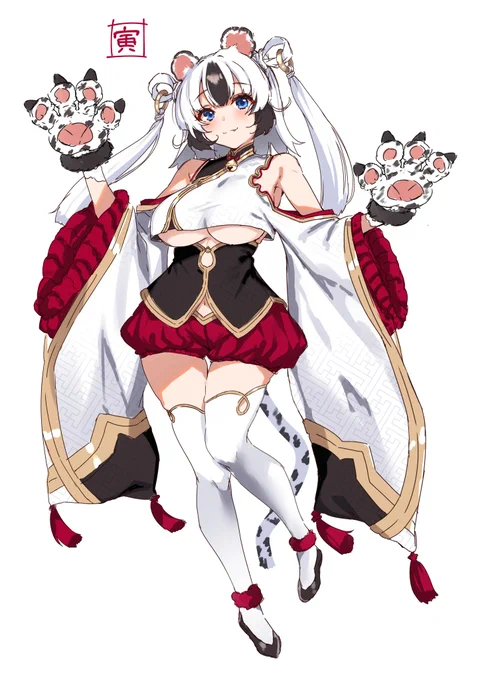 年始めに描いたこの娘リデザちょっとして仕上げたいな 