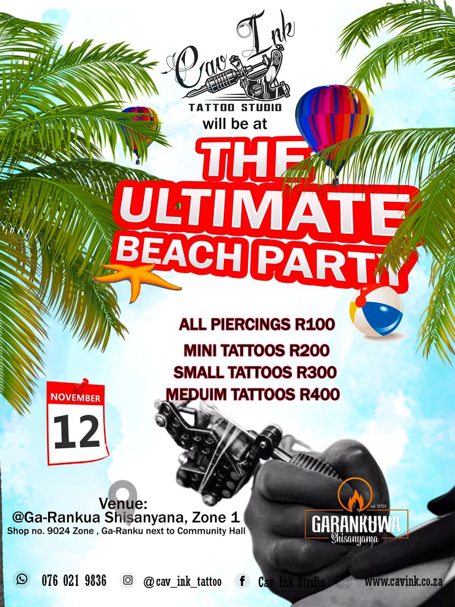 CavInkTattoo's tweet photo. This weekend we in Garankua... lets go #CavInkTattooStudio https://t.co/Jp0ovRHUu4