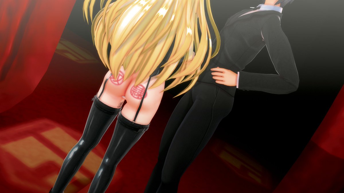 #COM3D2
調教雌奴隷の品評会。 