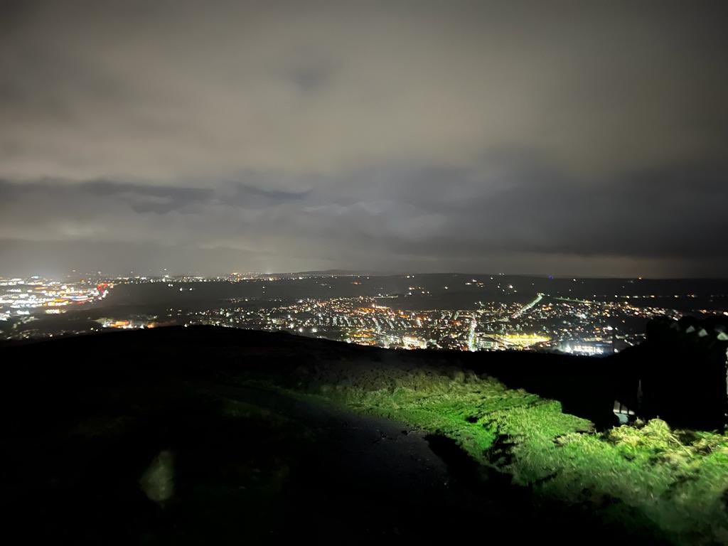 Night hike to Darwen Tower last night with the Scouts and Explorers and chips for supper! @EastLancsScout @BlackburnScouts #thegreatoutdoors