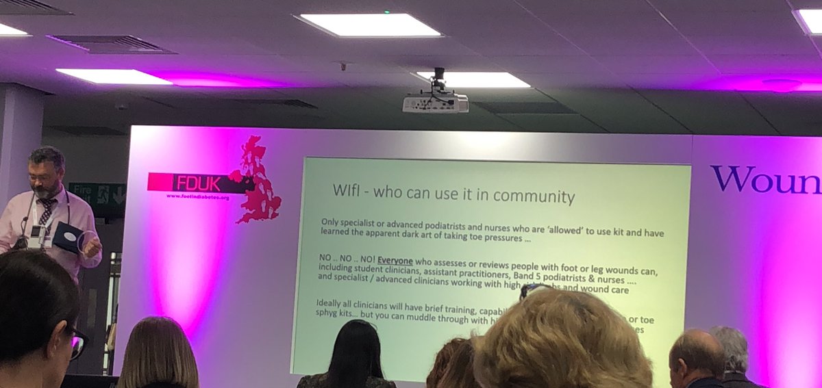 2nd session underway at FDUK. First session packed and interesting! Infection WiFi Scotland and best bits Stimulans use 🦶🏻🦵🏻