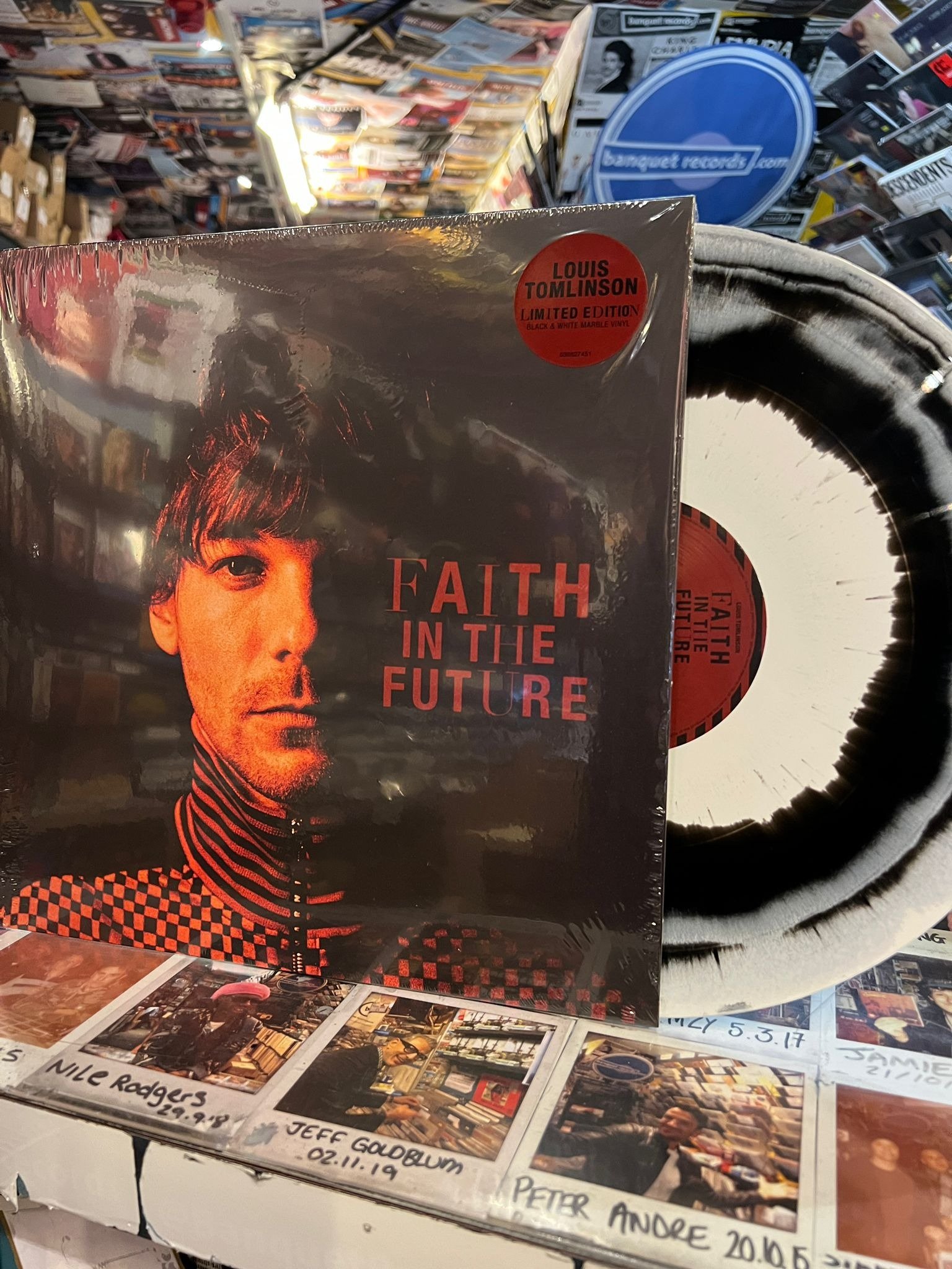 Louis Tomlinson - Faith in The Future Exclusive Black/White Marble LP