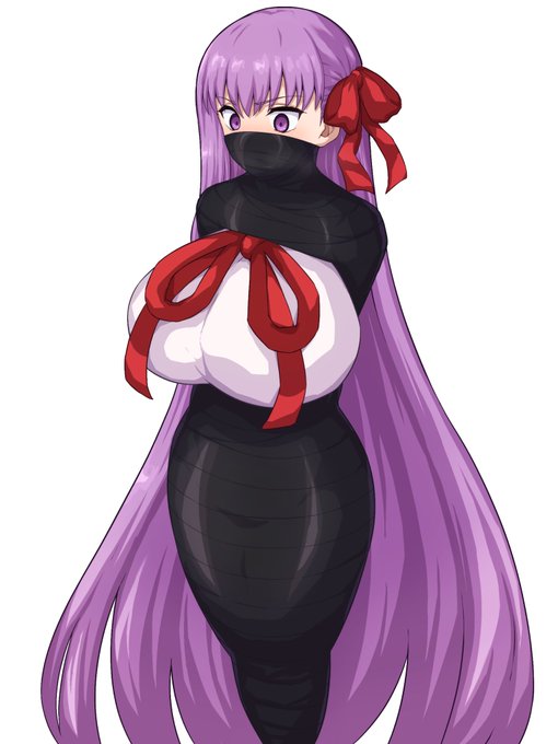 鼻まで巻かれた差分 