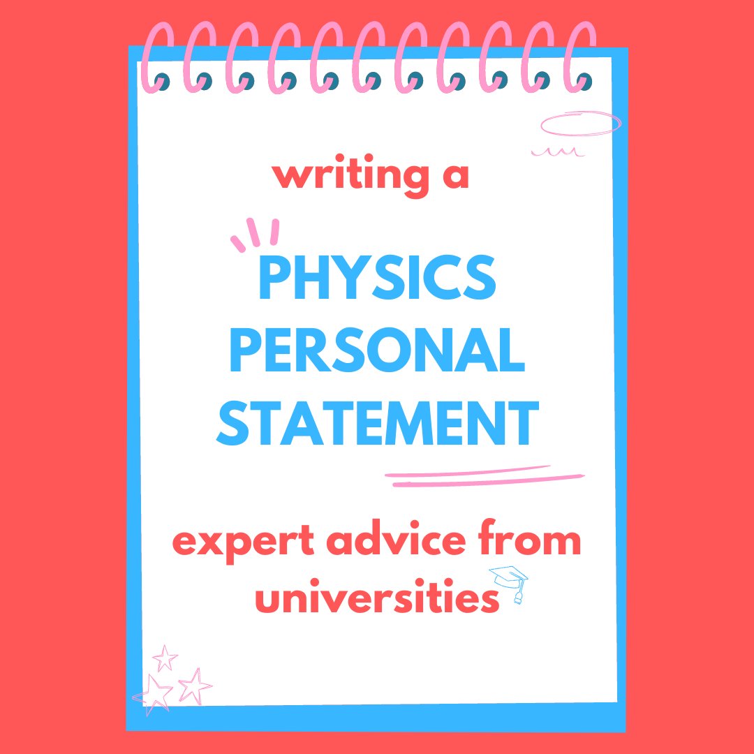 thestudentroom's tweet image. Applying to do Physics at university? 🎓 Get ahead of the pack with these top tips from the physics admissions experts 👇 👏

⭐ Click here: bit.ly/3t5jKWY for more ⭐

#PersonalStatementTips #Physics #PersonalStatement