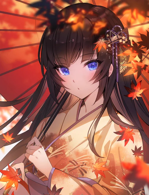 紅葉よりも鮮やかな#HUION 