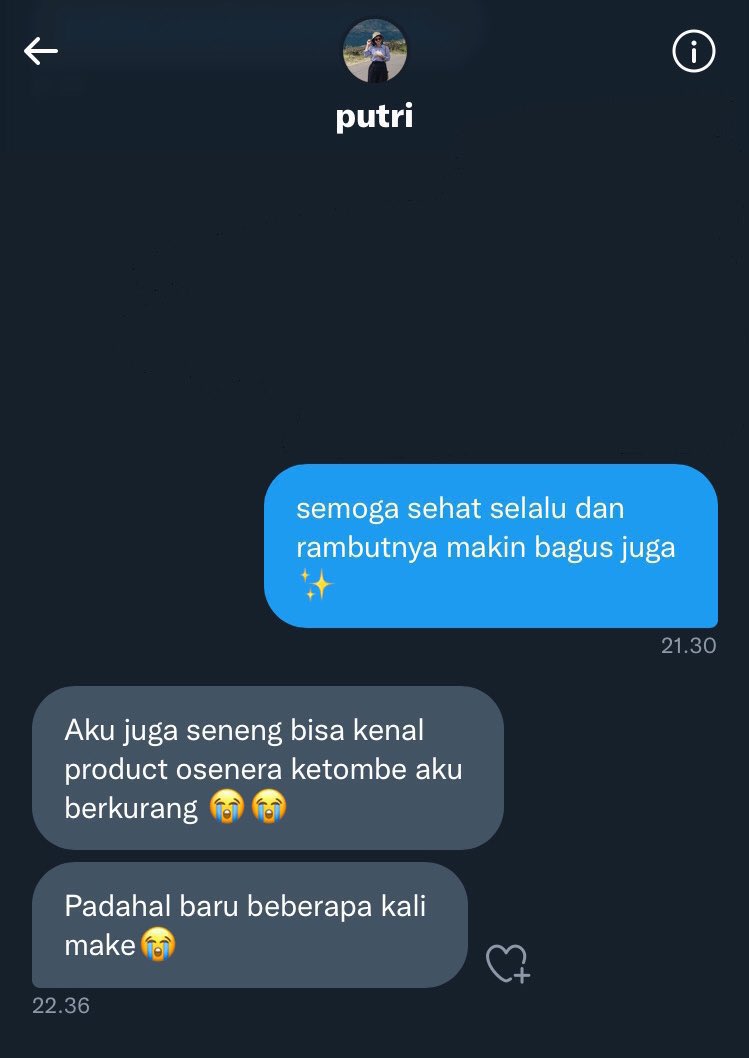 OseneraID's tweet photo. @skipberat vitamin rambut khas malangnya kak 😘 https://t.co/fGY1vIwqjm