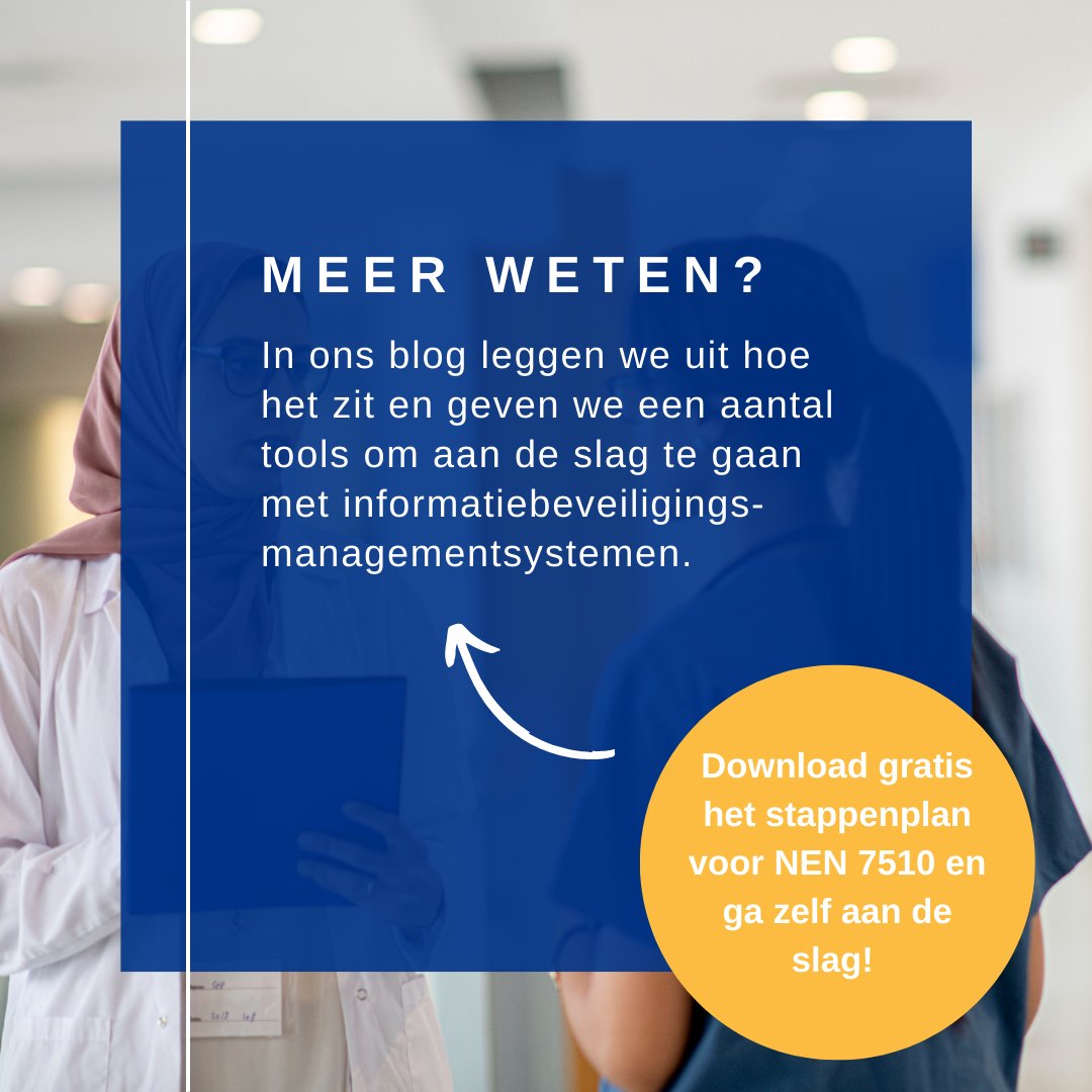 Een #informatiebeveiligingsmanagementsysteem (ISMS) opzetten bij organisaties in de zorg geeft verschillende uitdagingen. We hebben ze voor u op een rijtje gezet, zodat u weet wat u te wachten staat. Lees verder via: hubs.ly/Q01rlhCF0