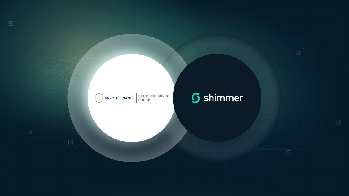 📣 Announcing that #Shimmer is now supported by <a href="/CryptoFinanceAG/">Crypto Finance Group</a>, part of <a href="/DeutscheBoerse/">Deutsche Börse Group</a>! Crypto Finance Group offers both trading and storage solutions for the $SMR token 🪙 - read all about it here ⬇️
blog.shimmer.network/crypto-finance…