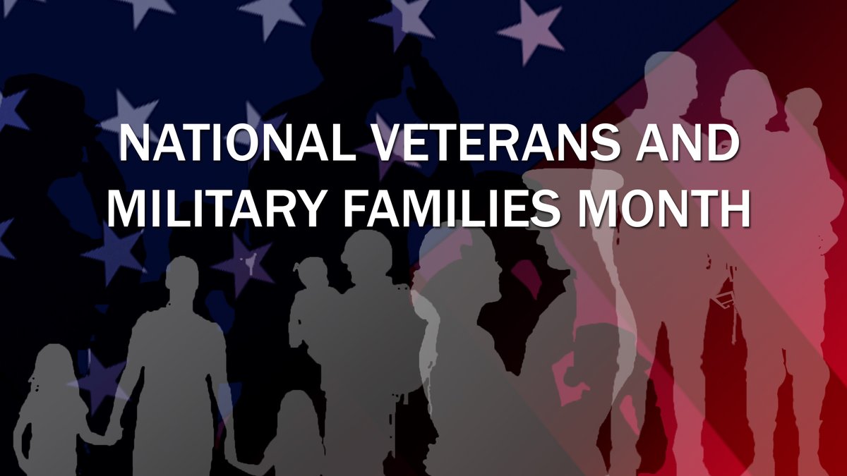 usairforce's tweet image. National Veterans and Military Families Month brings attention to the tremendous commitment families make when supporting a service member. 

Thank you to all the brave people who proudly stand with our military.
