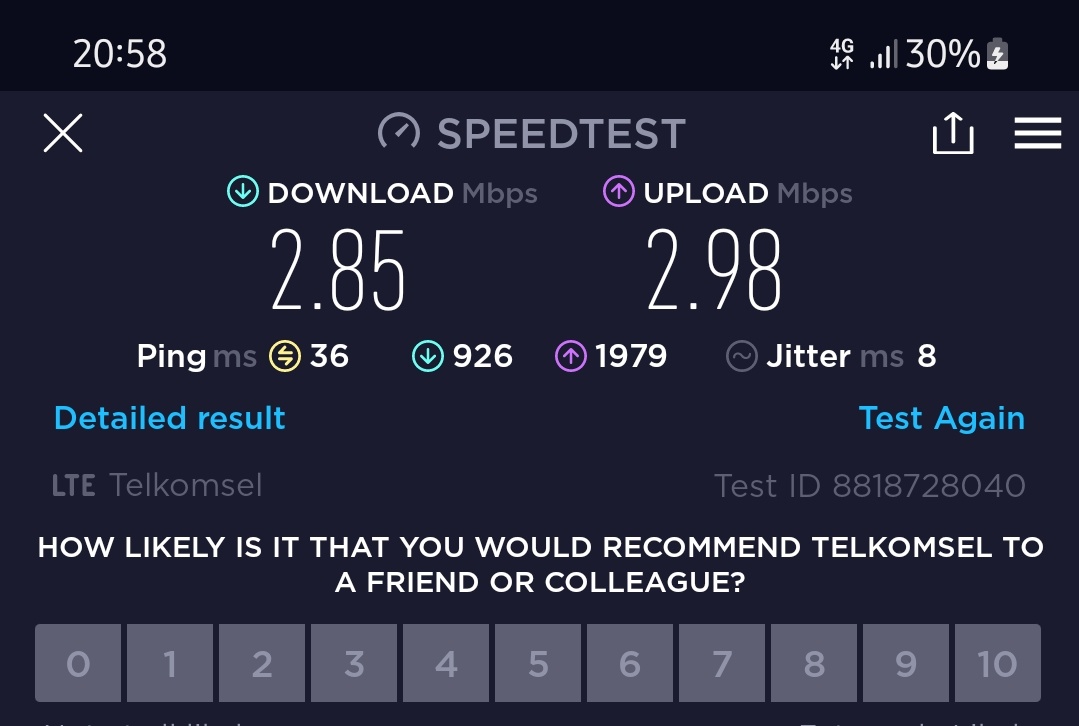 Bapuk banget nih sinyal LTE 4G <a href="/Telkomsel/">Telkomsel</a> .... donlot pelem keburu meninggal yg maen pelemnya
