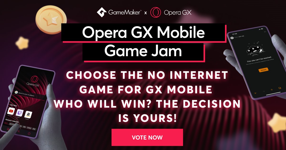 Game Jolt - The theme for the Opera GX & GameMaker jam is